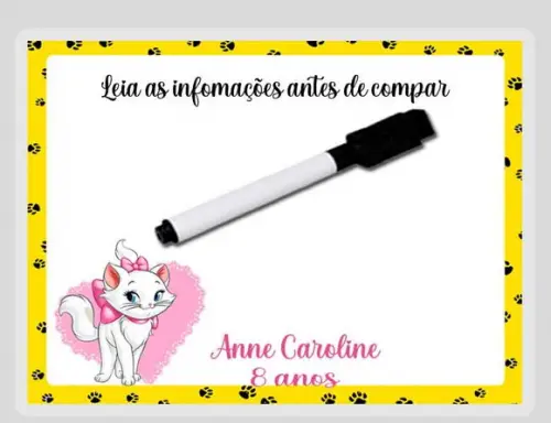Lousinha Magica Personalizada da Gata Marie