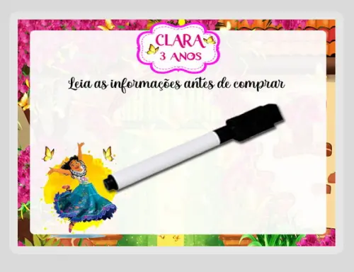 Lousinha Magica Personalizada Encanto