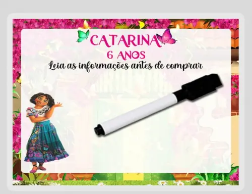 Lousinha Magica Personalizada Encanto