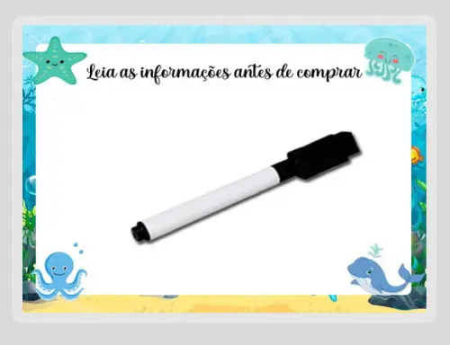 Lousinha Magica Personalizada Fundo do Mar