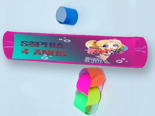 Pulseira Bate e Enrola Personalizada da Arlerquina