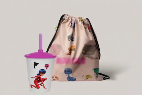 Mochilinha Personalizada e Copo Twister Lad