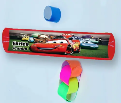 Pulseira Bate e Enrola Disney Mcqueen Relampago