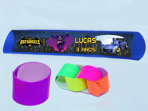 Pulseira Bate e Enrola do Batman