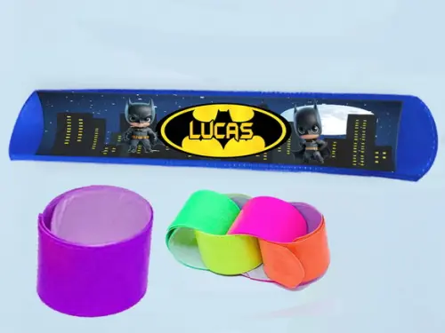 Pulseira Bate e Enrola do Batman