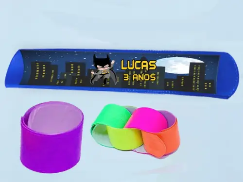 Pulseira Bate e Enrola do Batman