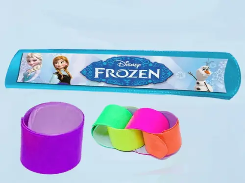 Pulseira Bate e Enrola Personalizada da Frozen