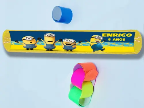 Pulseira Bate Enrola dos Minions