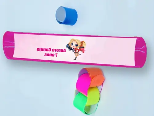 Pulseira Bate Enrola Personalizada Arlequina