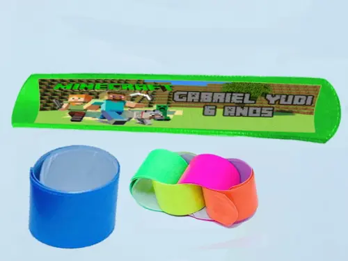 Pulseira Personalizada Minecraft