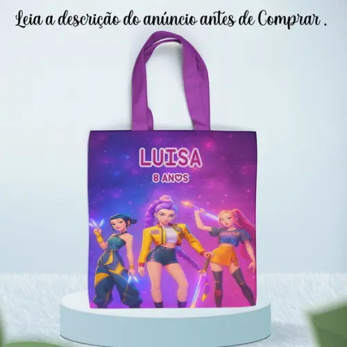 Sacolinha de Tecido das Guerreiras K-pop