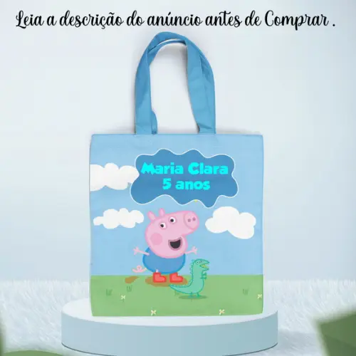 Sacolinha de Tecido Personalizada para Lembrancinhas