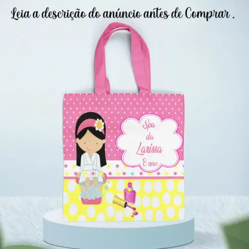 Sacolinha de Tecido Personalizada Spa