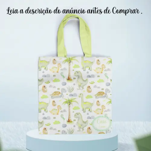 Sacolinha Ecobag Dinossauros Baby
