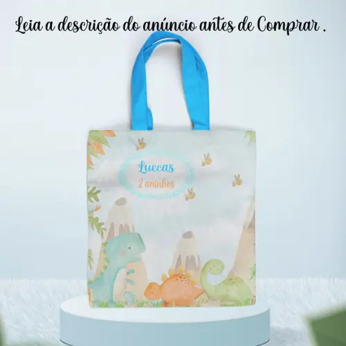 Sacolinha Ecobag dos Dinossauros Baby