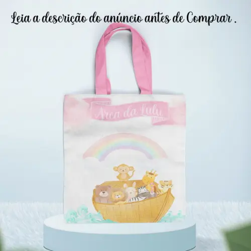 Sacolinha Ecobag Personalizada Arca de Noé