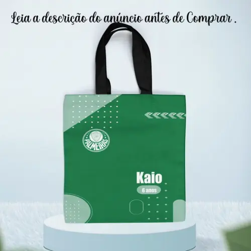 Sacolinha Ecobag Personalizado do Palmeiras