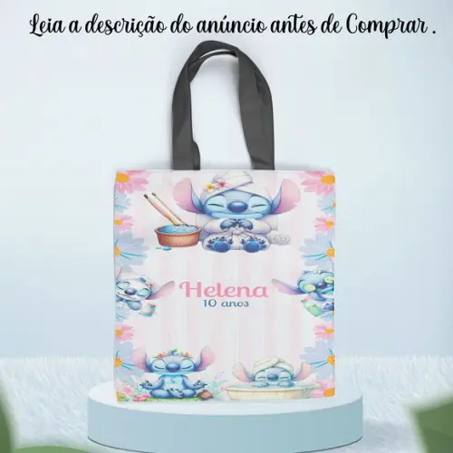 Sacolinha Ecobag Spa do Stitch