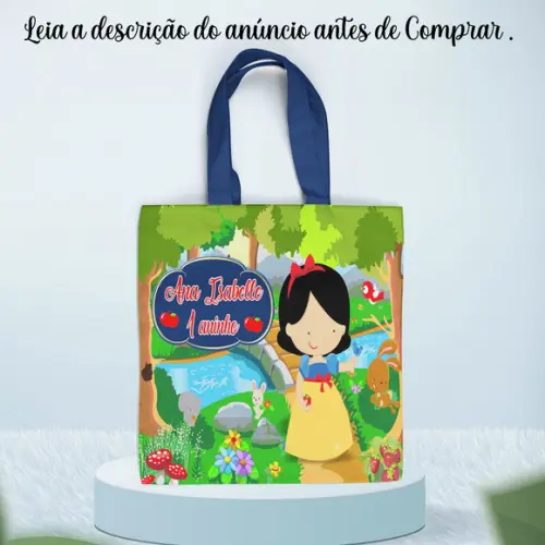 Sacolinha Personalizada da Branca de Neve