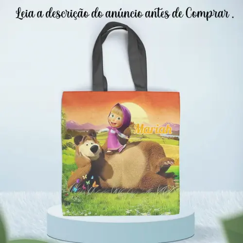 Sacolinha Personalizada da Marsha e o Urso