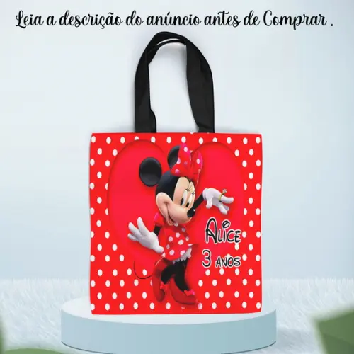 Sacolinha Personalizada da Minnie