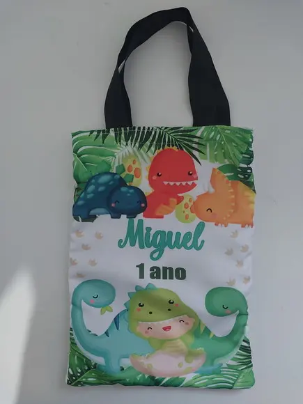 Sacolinha Personalizada Dinossauros Baby