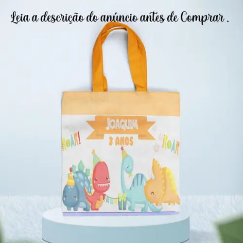 Sacolinha Personalizada Dinossauros Baby