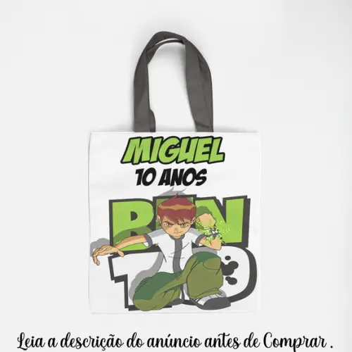 Sacolinha Personalizada do Ben 10