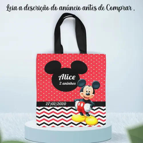 Sacolinha Personalizada do Mickey