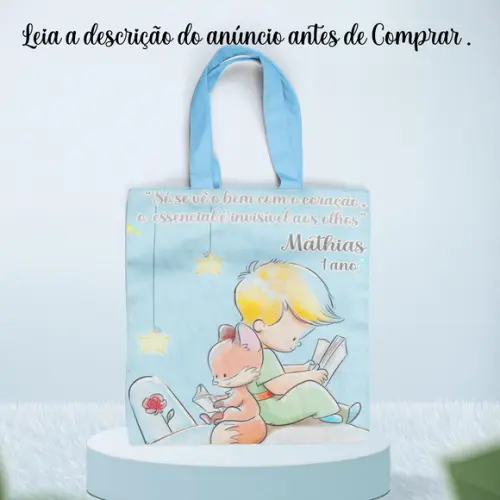 Sacolinha Personalizada do Pequeno Principe