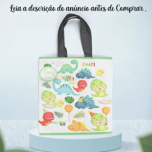 Sacolinha Personalizada dos Dinossauros Baby