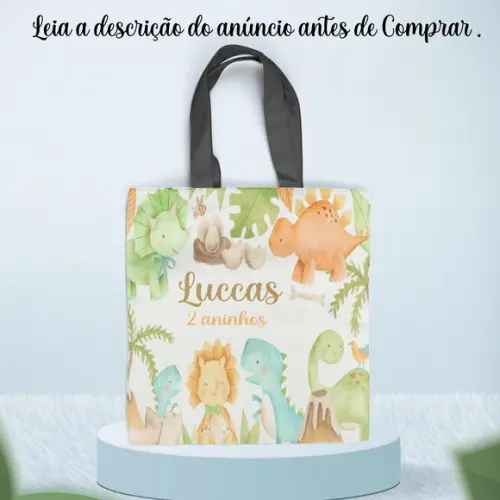 Sacolinha Personalizada dos Dinossauros Baby