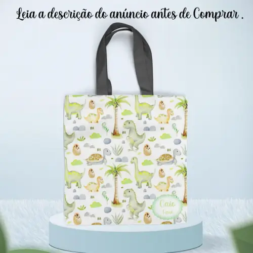 Sacolinha Personalizada dos Dinossauros Baby