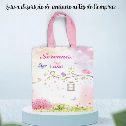 Sacolinha Personalizada Jardim Encantado