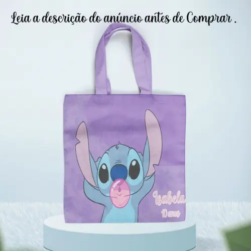 Sacolinhapersonalizada do Stitch