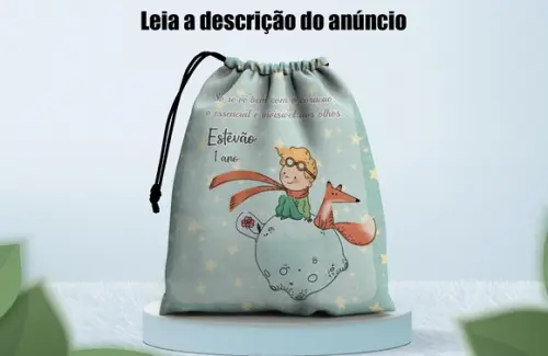 Saquinho Supresa Personalizado do Pequeno Principe