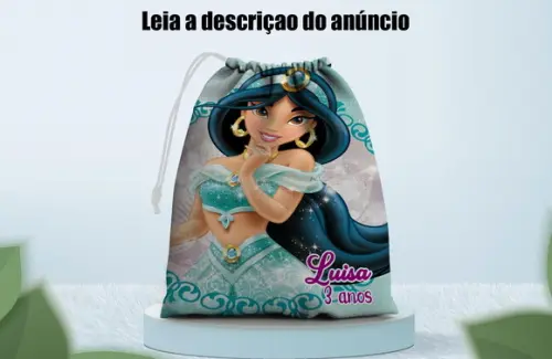 Saquinho Surpresa 28x18 Personalizado da Jasmine