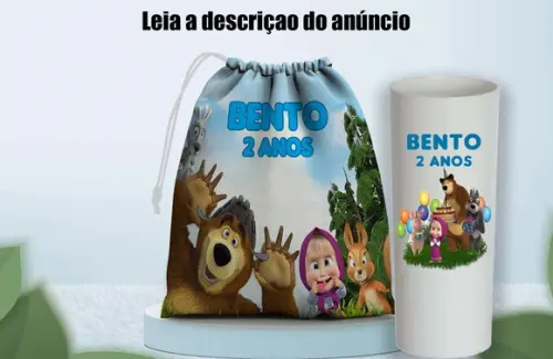 Saquinho Surpresa e Copo Long Drink