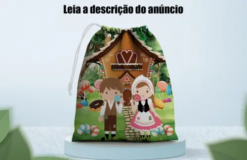Saquinho Surpresa Lembrancinhas João e Maria