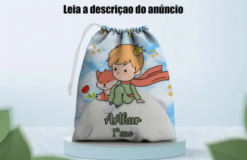 Saquinho Surpresa Personalizado do Pequeno Principe