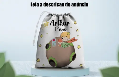 Saquinho Surpresa Personalizado do Pequeno Principe