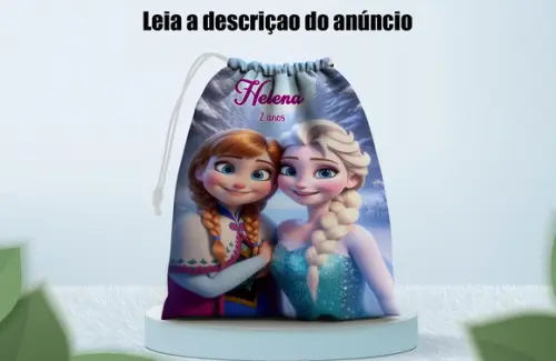 Saquinho Surpresa Personalizado Frozen