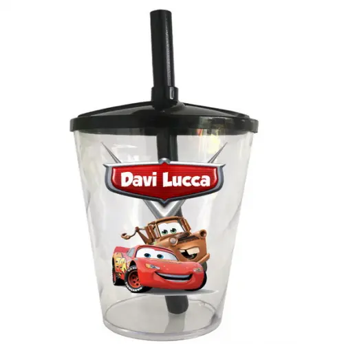 Copo Twister Carros Disney Macqueen