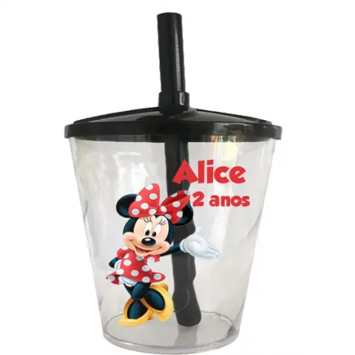 Copo Twister da Minnie Mouse