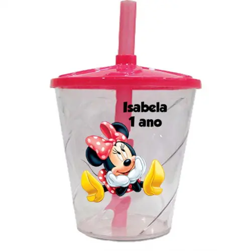 Copo Twister da Minnie Mouse