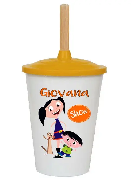 Copo Twister para Lembrancinhas do Show da Luna