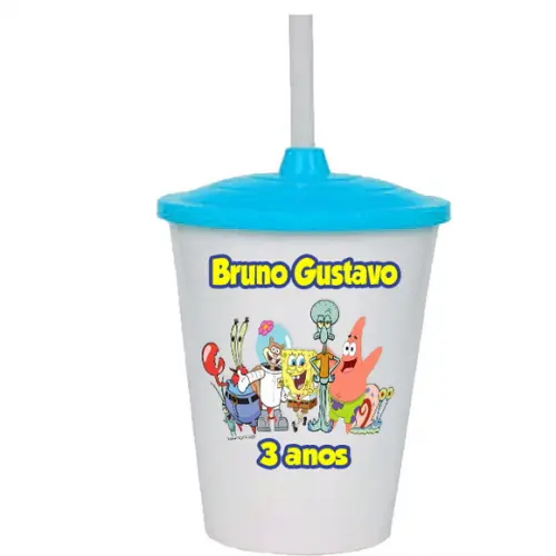 Copo Twister Persnonalizado Bob Esponja