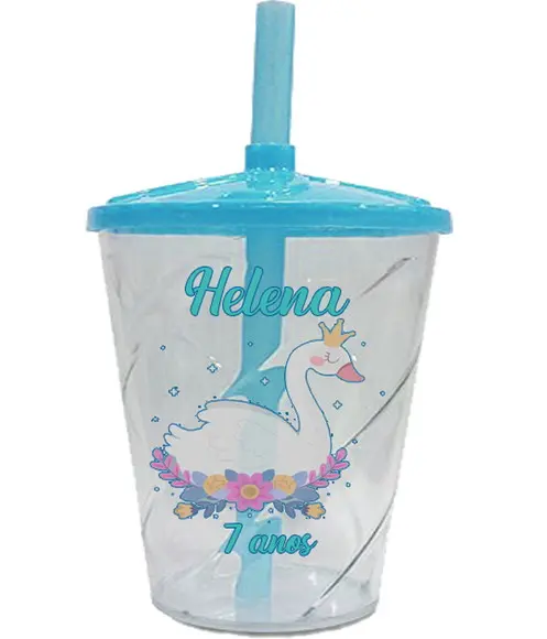 Copo Twister Personalizado Cisne