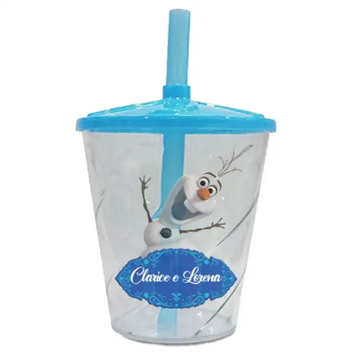 Copo Twister Personalizado Frozen
