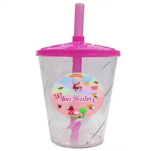 Copo Twister Personalizado Jardim Encantado